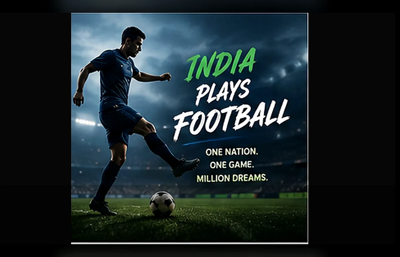 india plays football partner integration