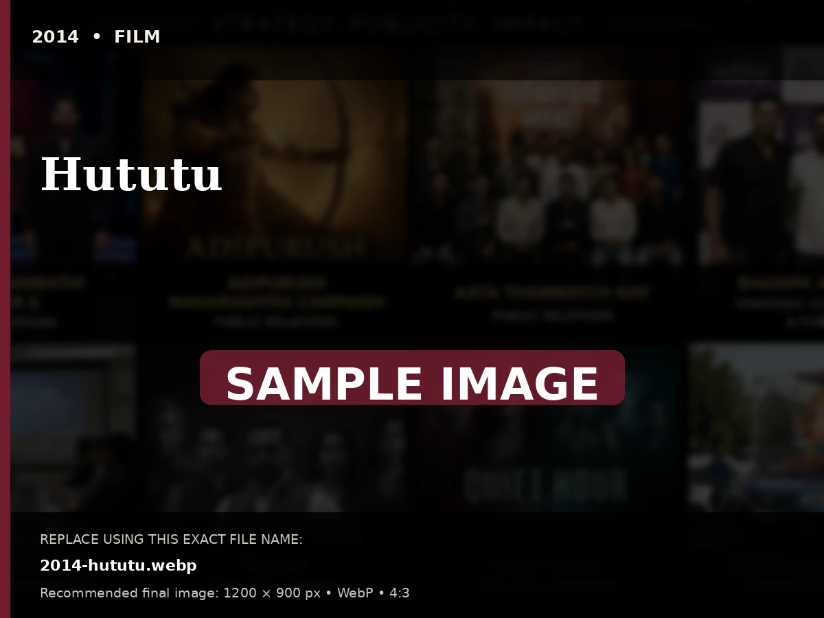 Sample archive image for Hututu. Replace file 2014-hututu.webp.