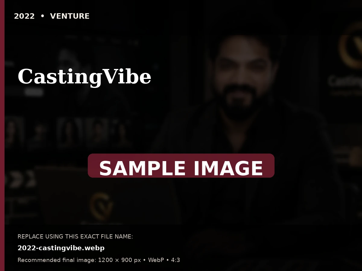 Sample archive image for CastingVibe. Replace file 2022-castingvibe.webp.