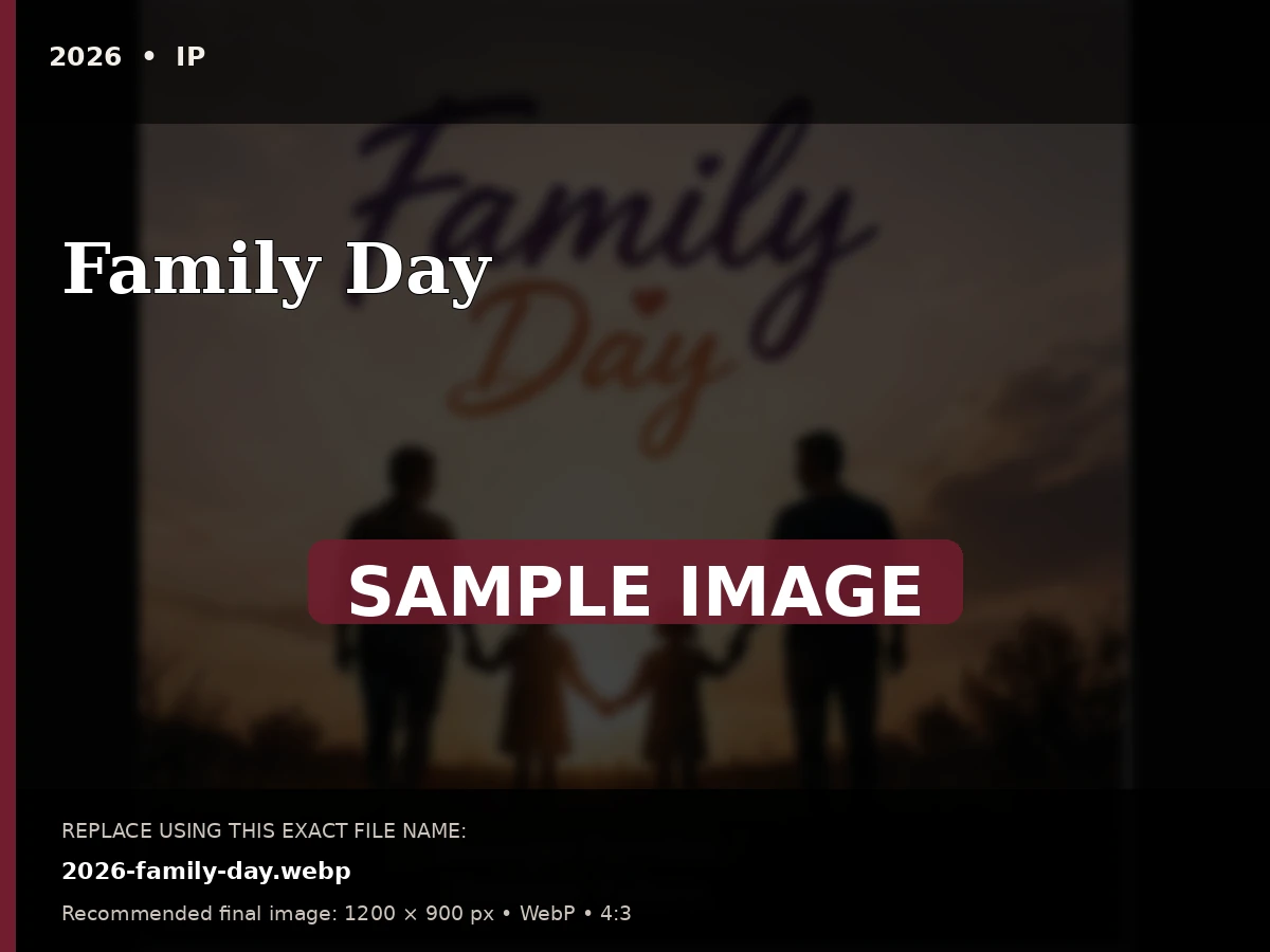 Sample archive image for Family Day. Replace file 2026-family-day.webp.